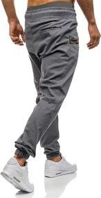 img 2 attached to 👖 Versatile Men's Fashion Athletic Joggers Pants: Sweatpants Trousers with Cargo Detailing