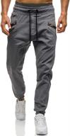 👖 versatile men's fashion athletic joggers pants: sweatpants trousers with cargo detailing логотип