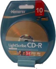 img 1 attached to 📀 Enhanced Memorex LightScribe 52x CD-R Media (04532) for Improved Performance and Durability