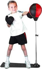 img 2 attached to 🥊 TechTools Punching Bag for Kids: Reflex Boxing Bag with Stand - Complete Youth Boxing Set with Adjustable Height for Boys and Girls (Ages 3-8) - Includes Gloves!