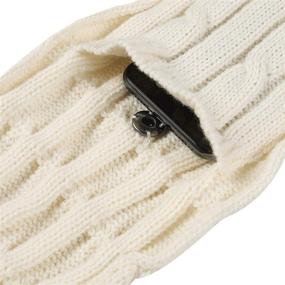 img 1 attached to JOKHOO Winter Infinity Hidden Zipper Women's Accessories in Scarves & Wraps