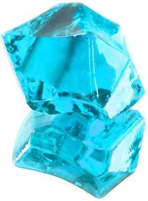 img 3 attached to 💎 Turquoise Acrylic Ice Rock Crystals - 190 Pieces for Table Scatters, Vase Fillers, Events, Weddings, Arts & Crafts, Birthdays - Decoration Favor