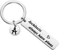 🏗️ maofaed architecture student keychain - architect boys' jewelry logo