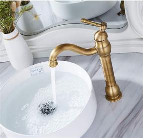 img 1 attached to 💫 GGStudy Antique Rubbed Bathroom Faucets: Perfect Blend of Vintage Charm and Modern Elegance