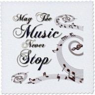 3drose music never musical notes logo