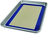 🍪 nonstick half sheet pan and silicone mat set from usa pan bakeware, 1 ea logo