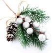 christmas branches artificial decorations decorative logo