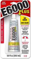 🔸 eclectic 570110, e6000+plus multipurpose adhesive - clear 0.9 fl oz (0.9 oz) | enhanced for seo logo