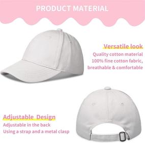 img 2 attached to Geyoga Baseball Cotton Adjustable Trucker Boys' Accessories in Hats & Caps