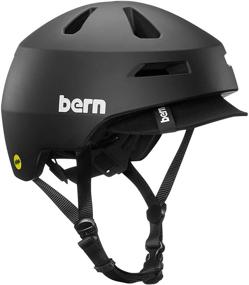img 4 attached to BERN Brentwood Helmet Matte Black