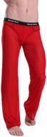 👖 pajama bottoms underwear men's sleep & lounge clothing logo