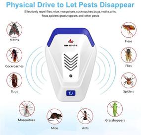 img 4 attached to 🕷️ Morneve Ultrasonic Pest Repeller 4 Pack: Powerful Indoor Home Defense Pest Control Plug-in for Mice, Spiders, Insects, Bugs, and Ants