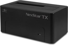 img 1 attached to Black Vantec NexStar TX USB 3.0 Hard Drive Dock - Single Bay (NST-D328S3-BK)