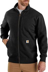 img 1 attached to Carhartt Defender Heavyweight Mock Neck Sweatshirt Men's Clothing and Active