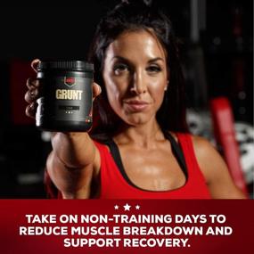 img 1 attached to 🍍 Redcon1 Grunt EAA Supplement, 30 Servings, Enhanced Recovery, 9 Essential Amino Acids, Complete Protein Source (Pineapple Banana)