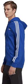 img 2 attached to Adidas Essentials 3 Stripes Full Zip Fleece Men's Clothing for Active