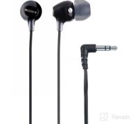 img 1 attached to Sony MDREX15AP/B In-Ear Earbud Headphones with Mic - Black review by Chase Johnson