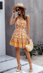 img 2 attached to PRETTYGARDEN Womens Spaghetti Backless Sundress Women's Clothing and Dresses