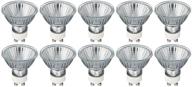 💡 high-quality pack of 10 35mr16 gu10 flood lights: guaranteed brightness and durability логотип