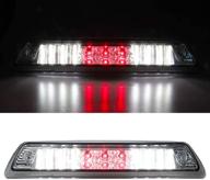 🚦 стоп-сигнал led sanzitop - замена высокого монтажного для ford f-150 (09-14) - хромированная оправа, прозрачные линзы. логотип