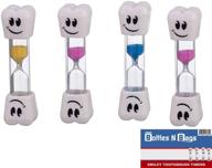 🦷 4 kid-friendly toothbrush sand timers - ideal for dentist offices & teacher gifts logo