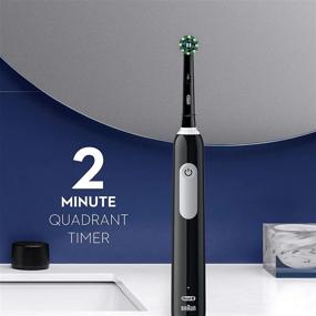 img 3 attached to 🖤 Black Oral-B Pro 1000 CrossAction Electric Toothbrush