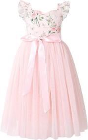 img 4 attached to Flofallzique Birthday Wedding Clothes 5_Years Girls' Clothing for Dresses