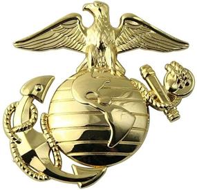 img 4 attached to U S Marine Corps Metal Emblem