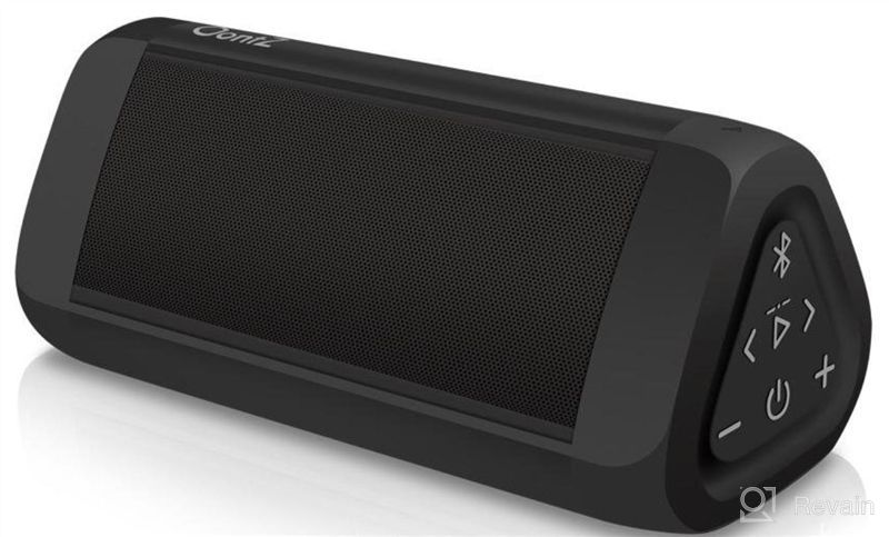 img 1 attached to Powerful and Clear Audio: OontZ Angle 3 Bluetooth Portable Speaker with Enhanced Bass, 100ft Wireless Range, Microphone, IPX5 Waterproof, Black review by Eddie Shields