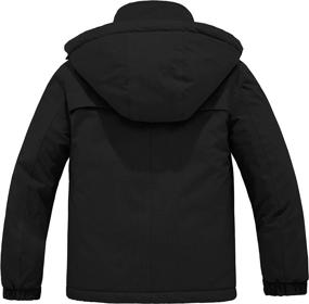 img 3 attached to ZSHOW Boys' Waterproof Ski Jacket - Warm Winter Coat with Thick Hood, Ideal Snow Coat