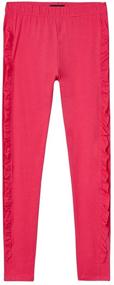 img 3 attached to 🍞 French Toast Ruched Little Girls' Leggings - Stylish and Comfortable Clothing