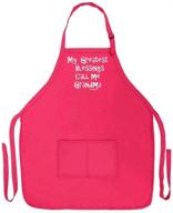 👵 thiswear my greatest blessings call me grandma: must-have two pocket apron for grandmas! логотип