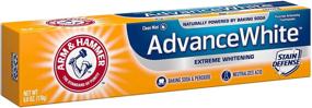 img 1 attached to Arm & Hammer Advance White Extreme Whitening Toothpaste: Superior Clean Mint Dental Care, 6oz x 3 Pack