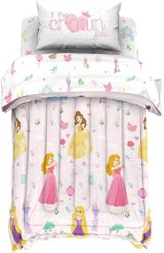 img 2 attached to 👑 Enhance Your Little Princess's Room with the Jay Franco Disney Princess Paper Cut Bed Set, Twin