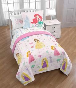 img 3 attached to 👑 Enhance Your Little Princess's Room with the Jay Franco Disney Princess Paper Cut Bed Set, Twin