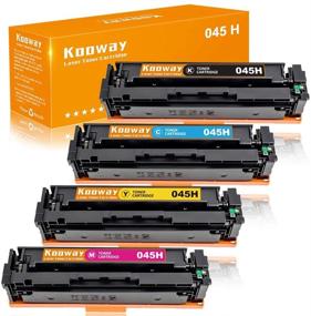 img 4 attached to 🖨️ kooway 045H High Yield Toner Cartridges, Compatible with Canon 045 CRG-045H, for Color imageCLASS MF634Cdw MF632Cdw LBP612Cdw MF632 MF634 (4 Pack)