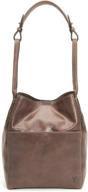 frye reed zip leather hobo women's handbags & wallets logo