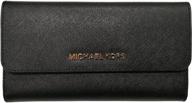 👜 trifold women's handbags & wallets by michael kors, crafted with saffiano leather logo