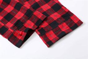 img 1 attached to 🌙 Cozy and Classic: Flannel People Men's Pajama Set for Unparalleled Comfort