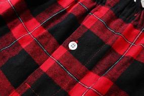 img 2 attached to 🌙 Cozy and Classic: Flannel People Men's Pajama Set for Unparalleled Comfort