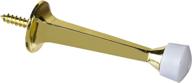 stanley hardware s826-008 bb8022 solid doorstop: stylish polished brass accessory for secure door restraint logo