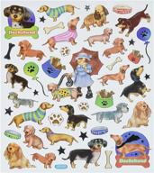 🐶 dachshunds multi-colored stickers by tattoo king logo