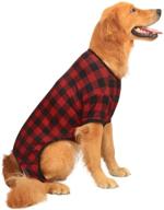 🐶 hde lightweight dog pajamas - one piece jumpsuit shirts for dogs | cute puppy clothes for small, medium, and large dogs логотип