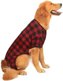 img 4 attached to 🐶 HDE Lightweight Dog Pajamas - One Piece Jumpsuit Shirts for Dogs | Cute Puppy Clothes for Small, Medium, and Large Dogs