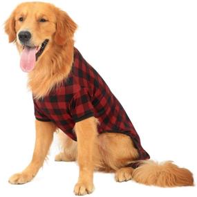 img 3 attached to 🐶 HDE Lightweight Dog Pajamas - One Piece Jumpsuit Shirts for Dogs | Cute Puppy Clothes for Small, Medium, and Large Dogs