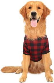 img 1 attached to 🐶 HDE Lightweight Dog Pajamas - One Piece Jumpsuit Shirts for Dogs | Cute Puppy Clothes for Small, Medium, and Large Dogs