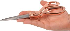 img 1 attached to 🌟 High-Quality Westcott 8" Stainless Steel Rose Gold Scissors - Perfect for Office & Home (16968)