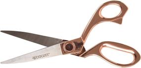 img 3 attached to 🌟 High-Quality Westcott 8" Stainless Steel Rose Gold Scissors - Perfect for Office & Home (16968)