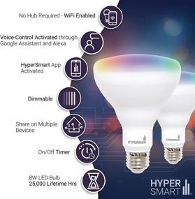 img 3 attached to 🌈 Hyperikon Multicolor Dimmable Bulb 3500K - 6000K, Compatible with Multiple Color Temperatures