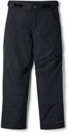 🧒 columbia boys' ice slope ii pant: rugged winter wear for active boys logo